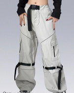 Bild in Galerie-Viewer laden, Women’s Techwear Streetwear Cargo Pants - Sweatpants
