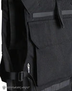 Bild in Galerie-Viewer laden, Men’s Black Techwear Tactical Vest Streetwear - ONE SIZE
