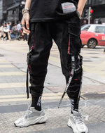 Bild in Galerie-Viewer laden, Techwear Streetwear Cargo Jogger Pants With Straps
